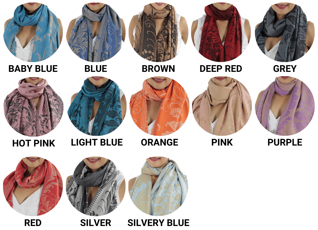 buy patterned pashmina online