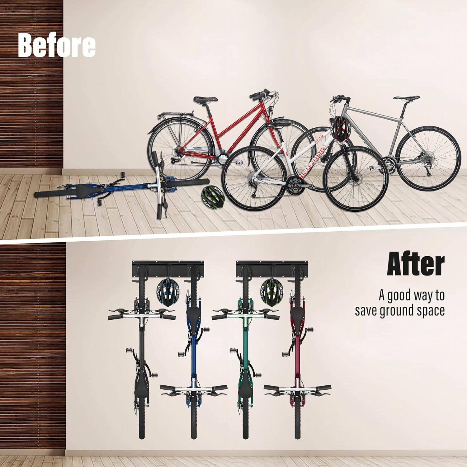 Bike Hooks For Wall (x4 Bike Rack): image 8