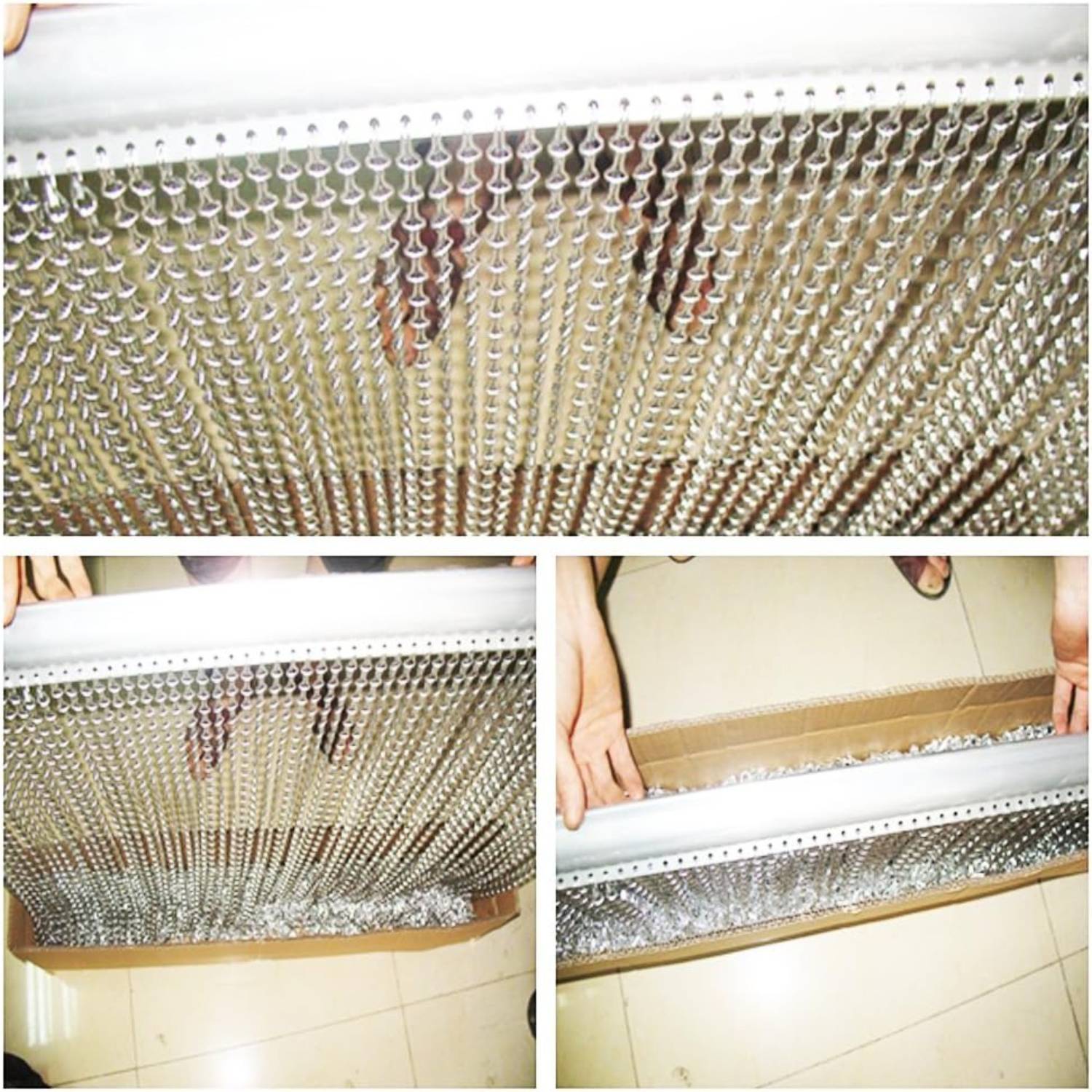 Chain Door Curtain - Black: image 3