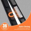 Magnetic Screen Door - Black, 70cm (W) x 210cm (H): image 3