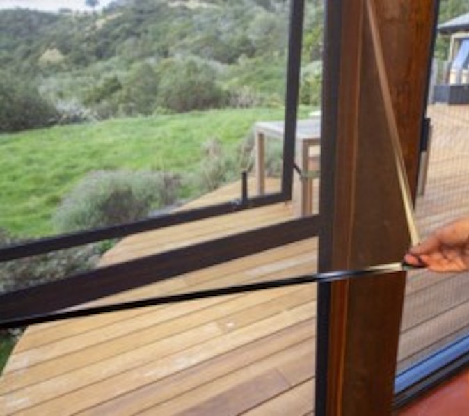 Magnetic Window Screen - White Frame, Standard Mesh (grey), 1000mm x 1500mm / 39" x 59": image 4