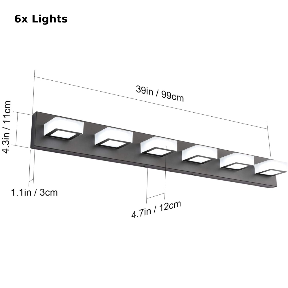 Bathroom Vanity Light, 4 Light: image 5
