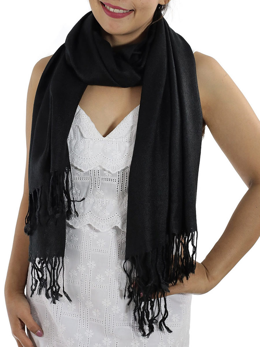 Pashmina Scarf, Black