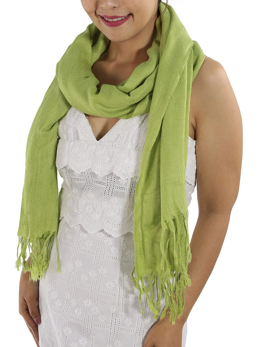 Pashmina Scarf, Green