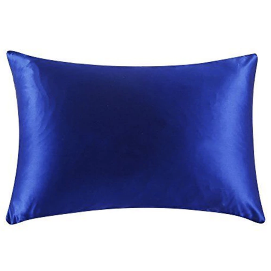 Pure Silk Pillowcase, Blue