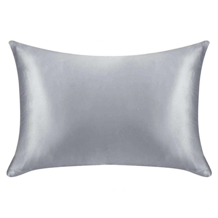 Pure Silk Pillowcase, Silver